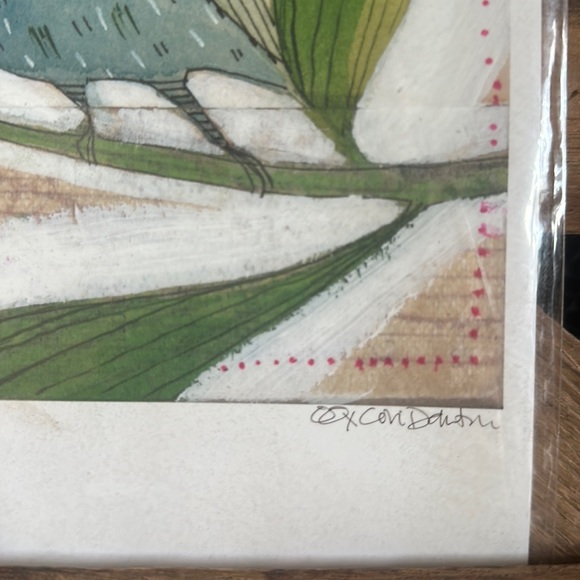 Cori Dantini Limited Edition print Bird Esteemed  whimsical Inspirational - Picture 4 of 6